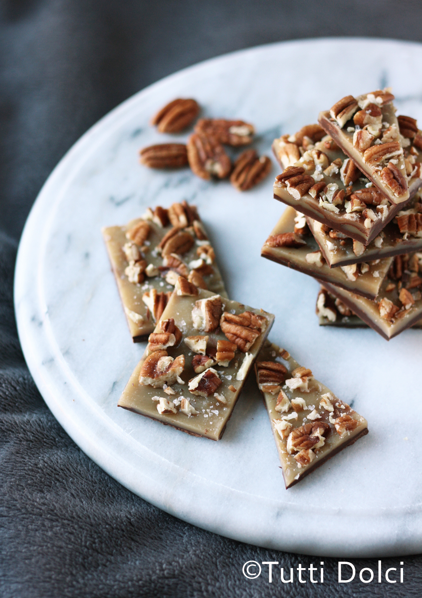 Salted Caramel-Pecan Bark | Tutti Dolci