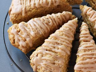 Glazed Pumpkin Spice Scones