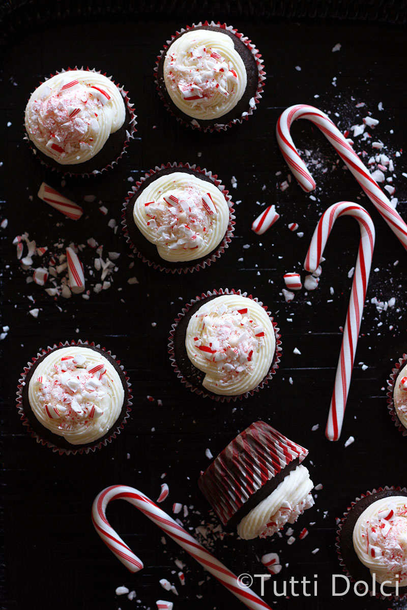 Chocolate Peppermint Cupcakes