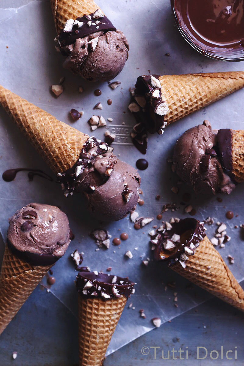 Chocolate Malt Ice Cream | Tutti Dolci