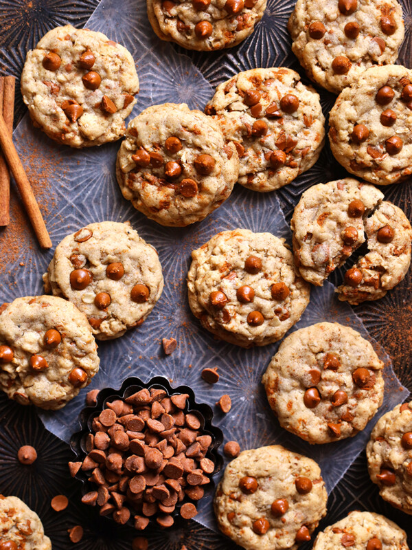 Brown Butter Oatmeal Cinnamon Chip Cookies