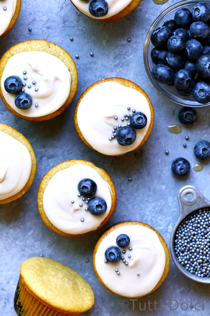 Blueberry Maple Cupcakes
