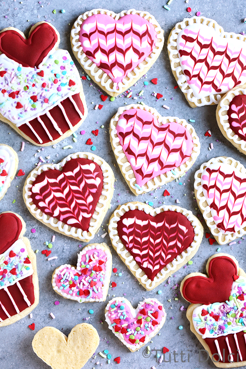 valentine sugar cookies