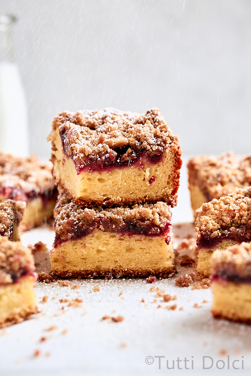 Brown Butter Cherry Coffee Cake