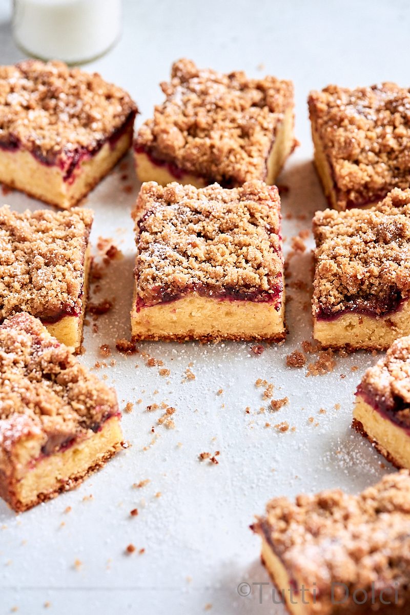 Brown Butter Cherry Coffee Cake