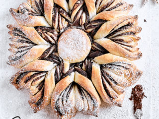 Chocolate Hazelnut Star Bread
