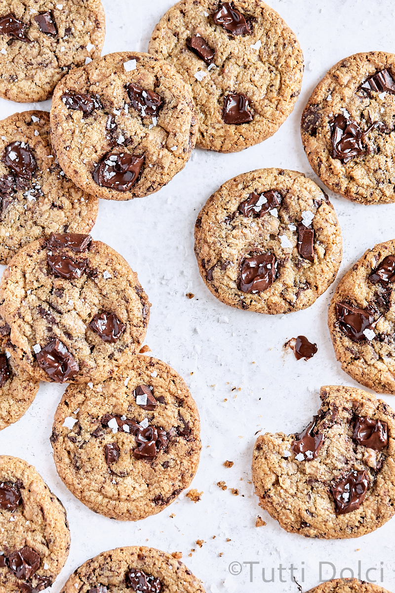 Brown Butter Toffee Chocolate Cookies