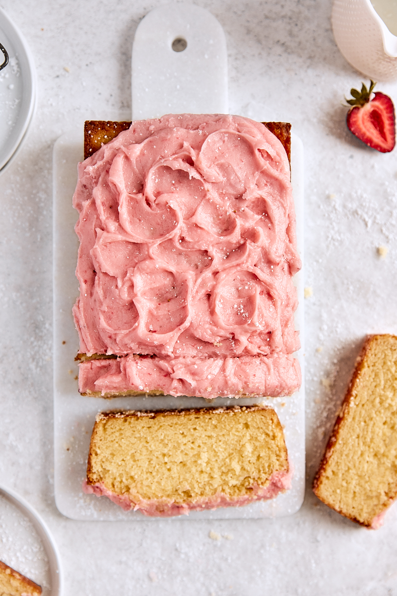 Fresh Strawberry Loaf Cake | Tutti Dolci