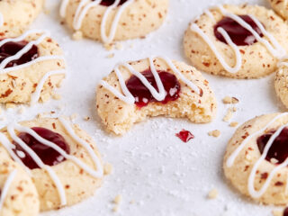 Almond Thumbprint Cookies