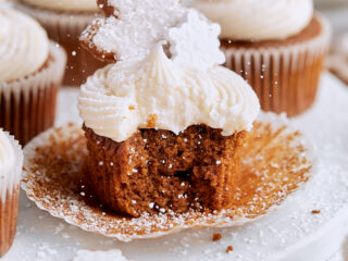 Classic Gingerbread Cupcakes