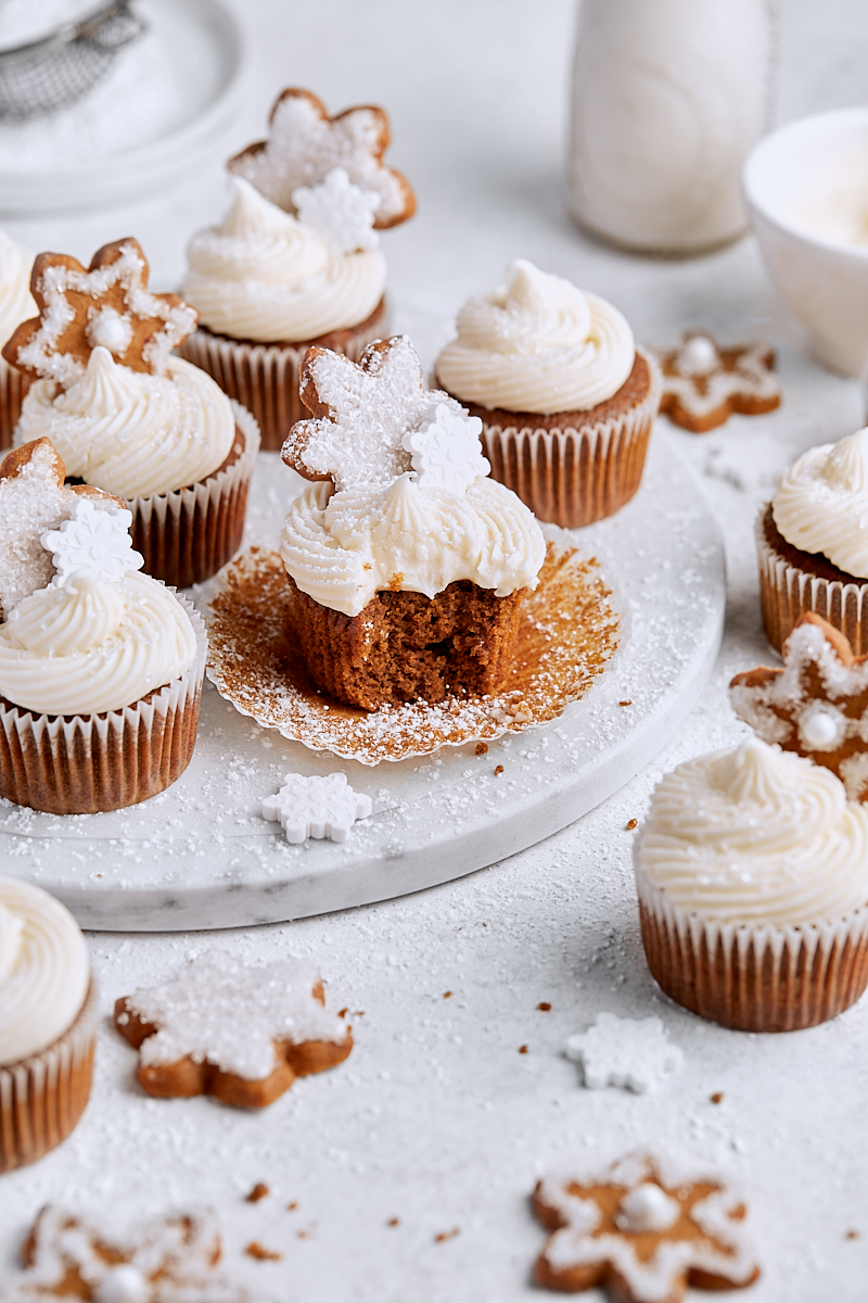 Classic Gingerbread Cupcakes