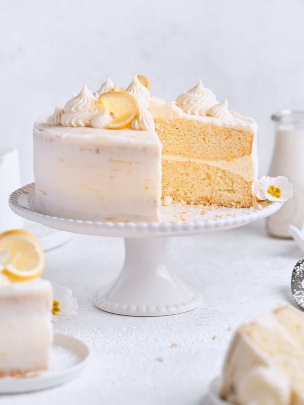 Lemon Layer Cake with Lemon Cream Cheese Frosting