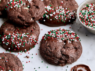 Double Chocolate Mint Cookies