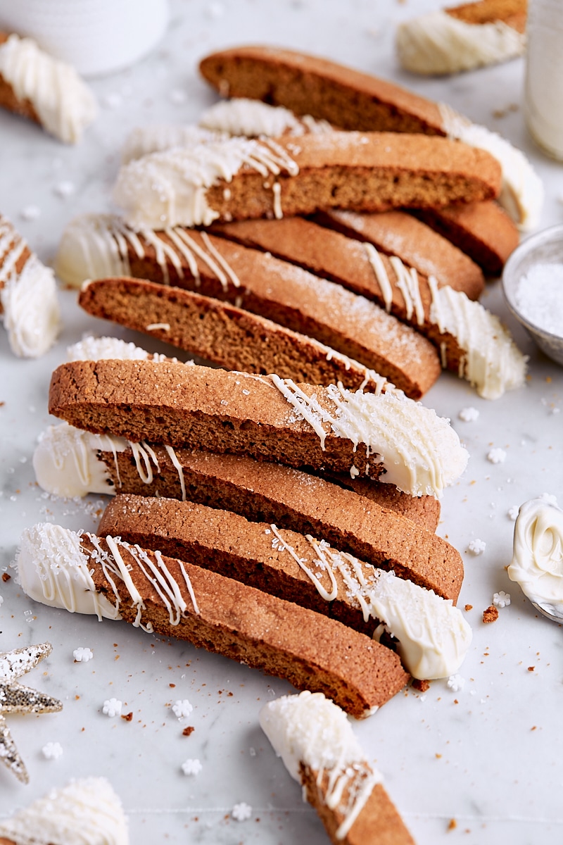 Easy Homemade Gingerbread Biscotti