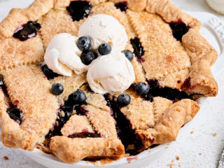 Homemade Blueberry Pie