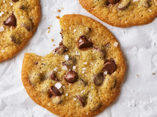 Thin Crispy Chocolate Chip Cookies