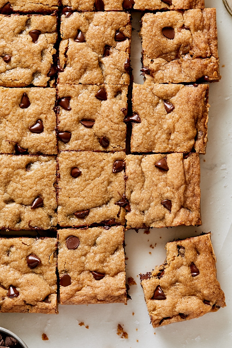 My Favorite Chocolate Chip Cookie Bars - Tutti Dolci Baking Recipes