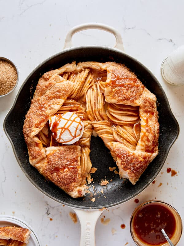 Apple Galette with Puff Pastry