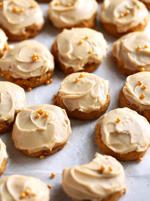 Salted Caramel Pumpkin Cookies